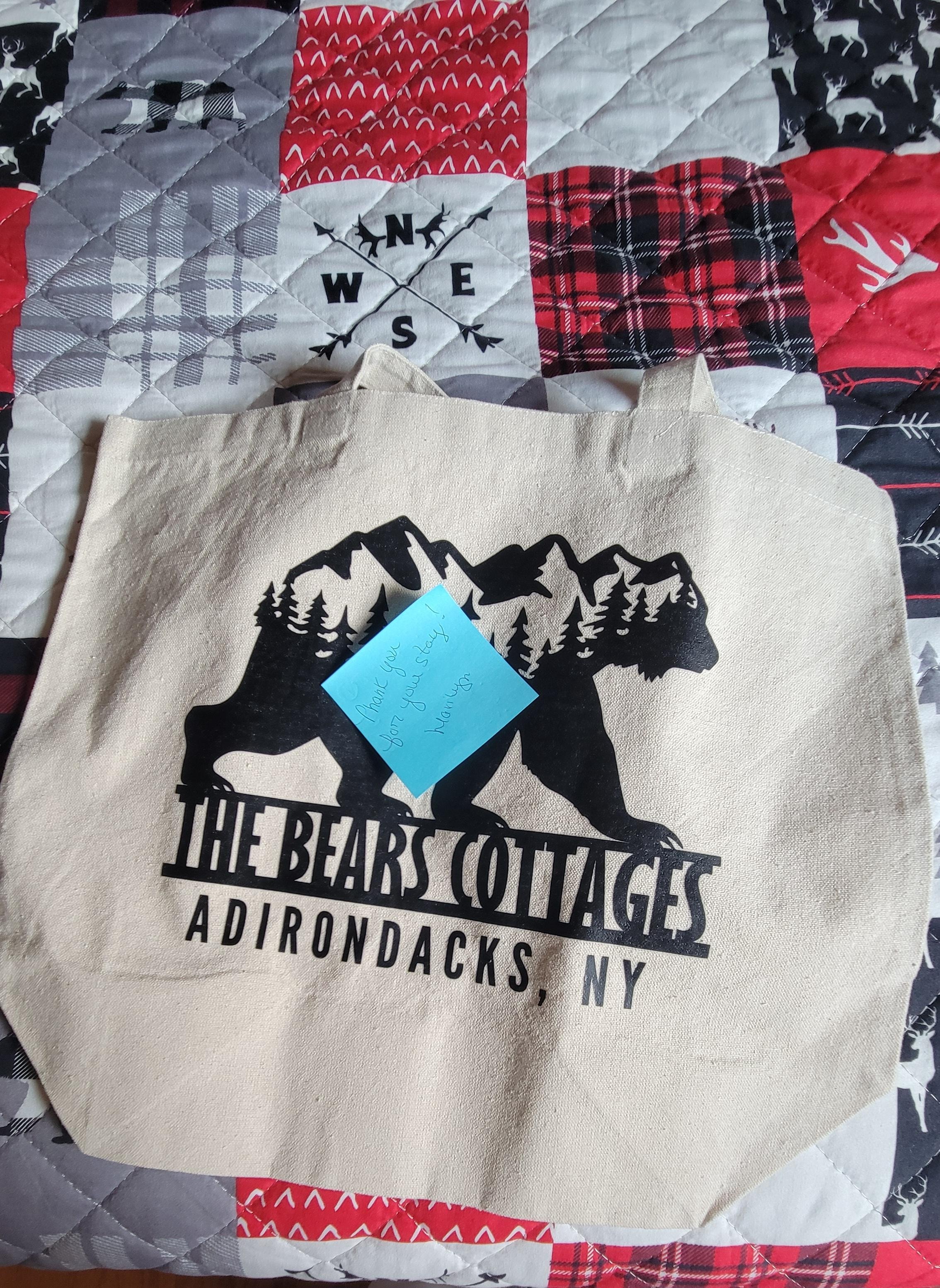 Welcome/Thank you tote.