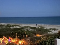 View from the balcony during the full moon