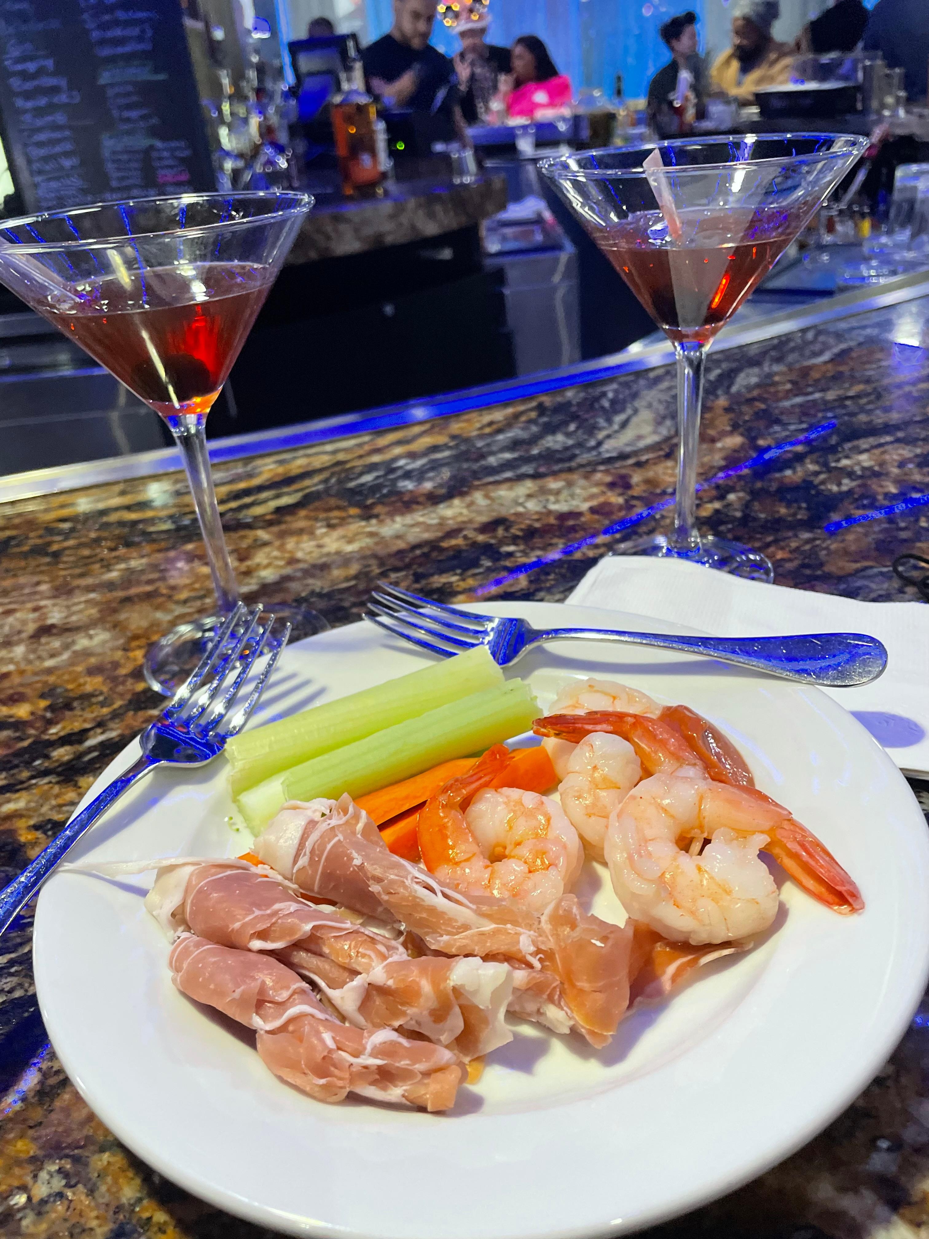 Private party buffet and cocktails.  