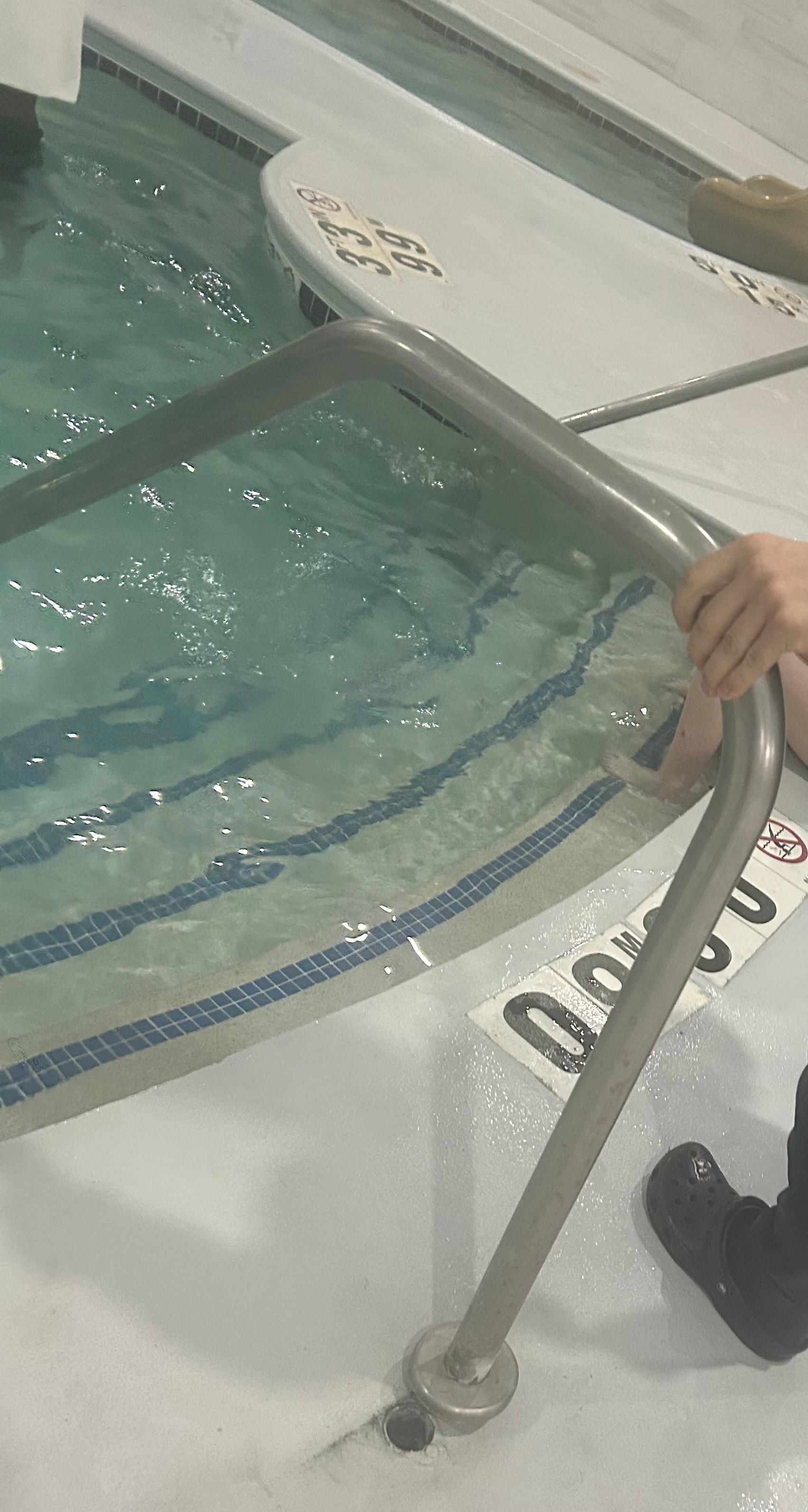 Also have a video to show how we didn’t notice it moved. Lucky caught myself and didn’t fall in. 