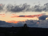 Sunset view from the house