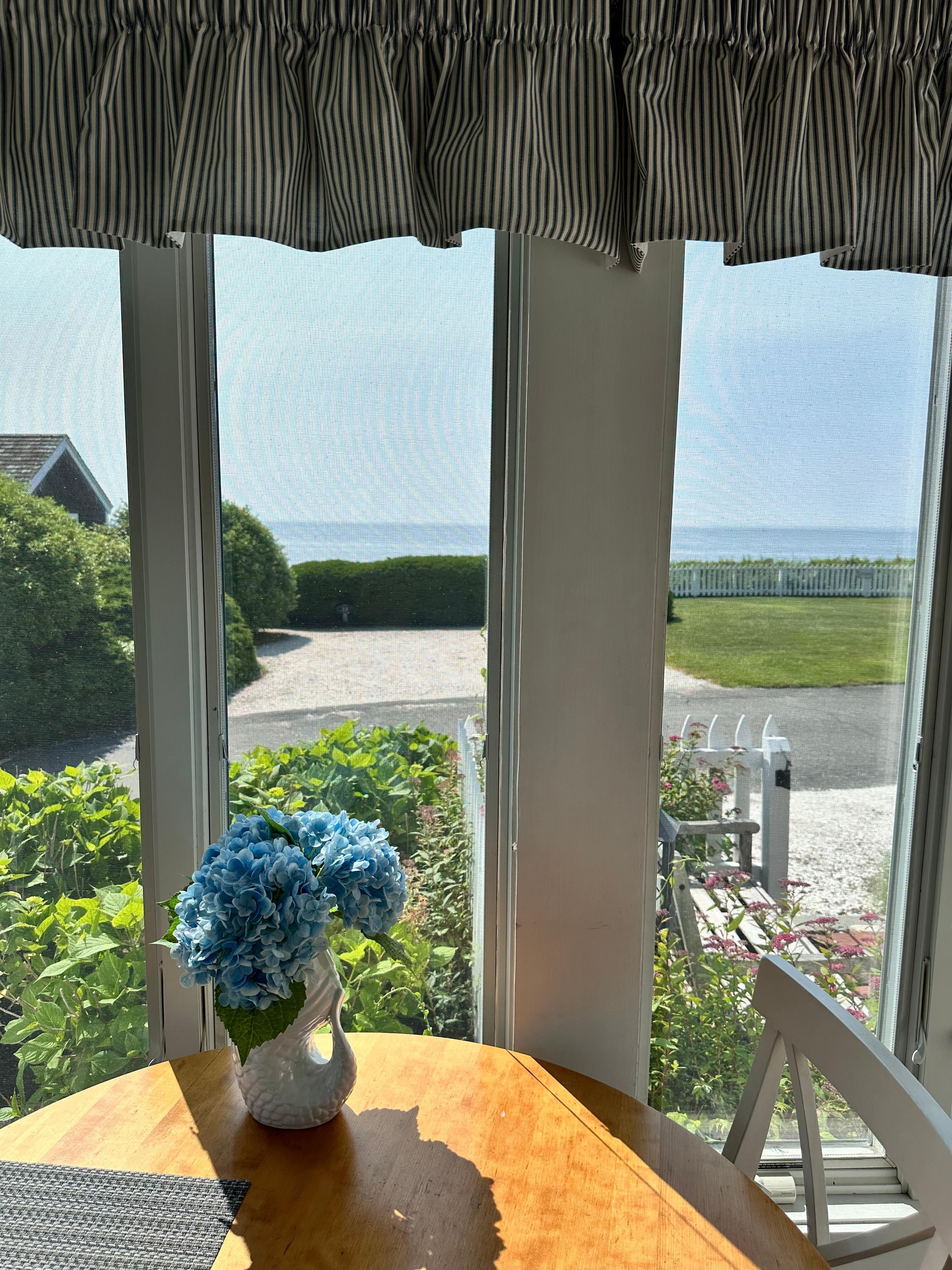 Ocean views from the front room