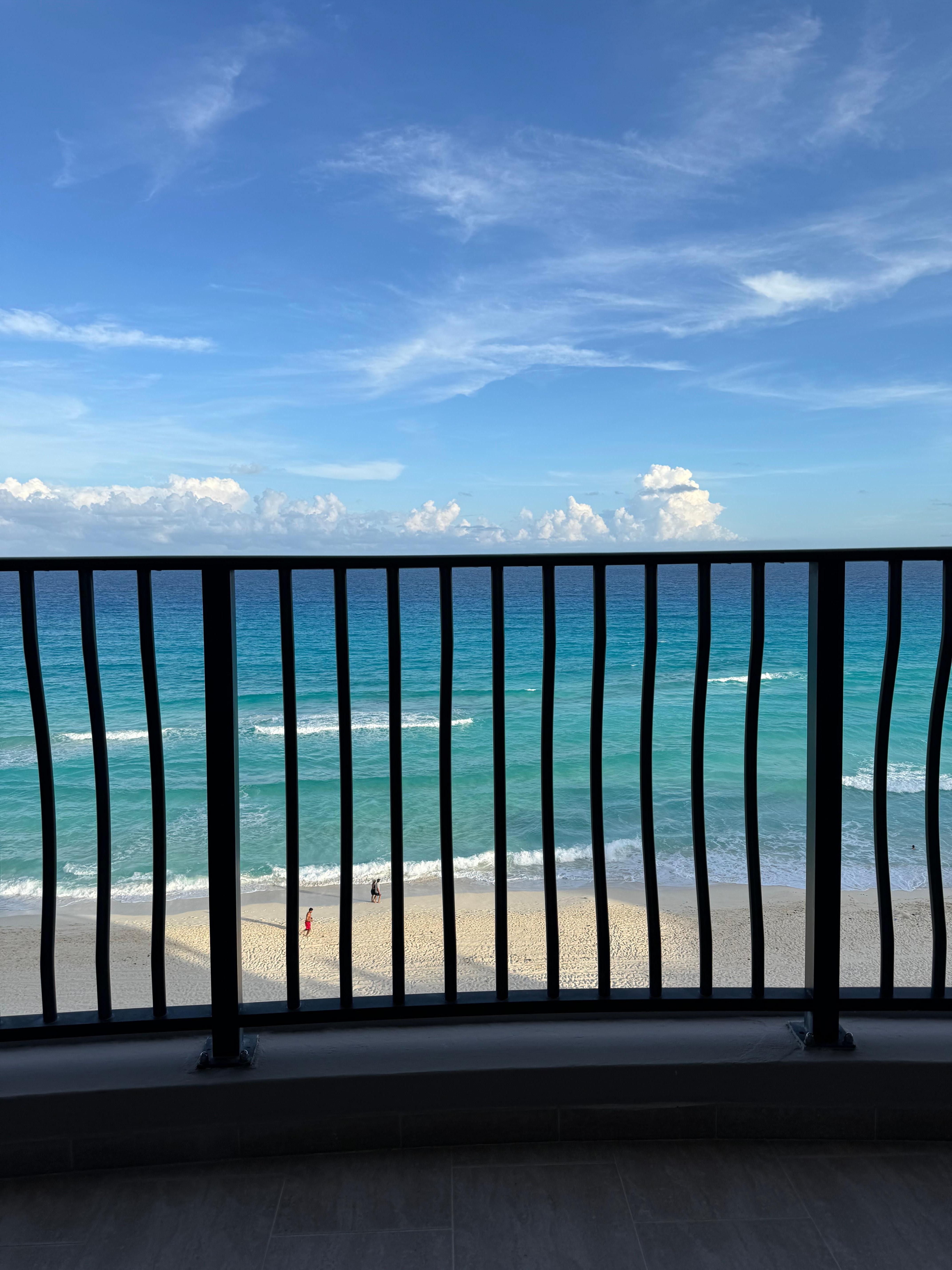 The view from our balcony