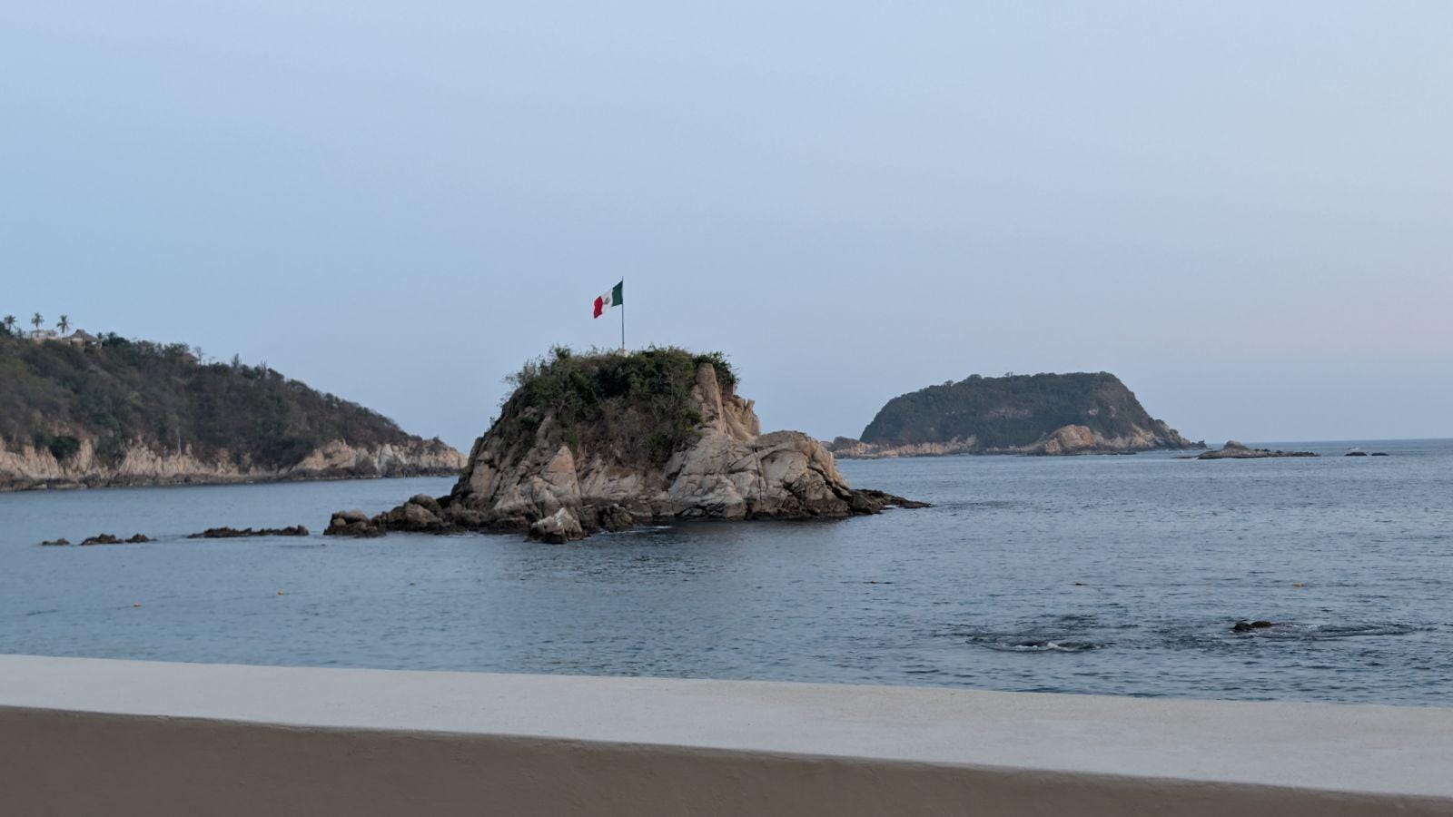 Front view from the hotel