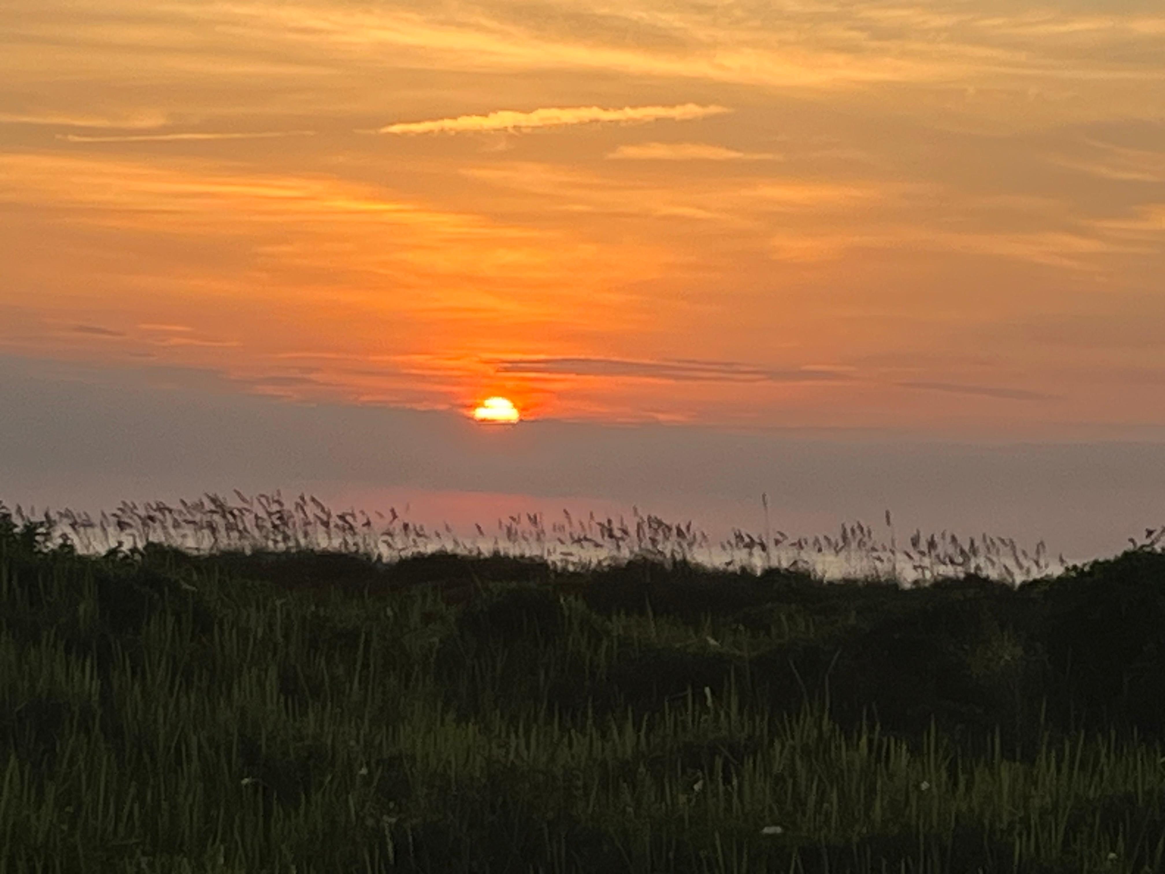 Beautiful view of the sunrise!