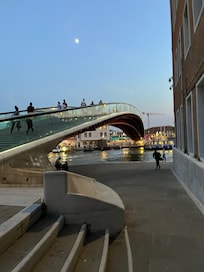 Glass bridge near by