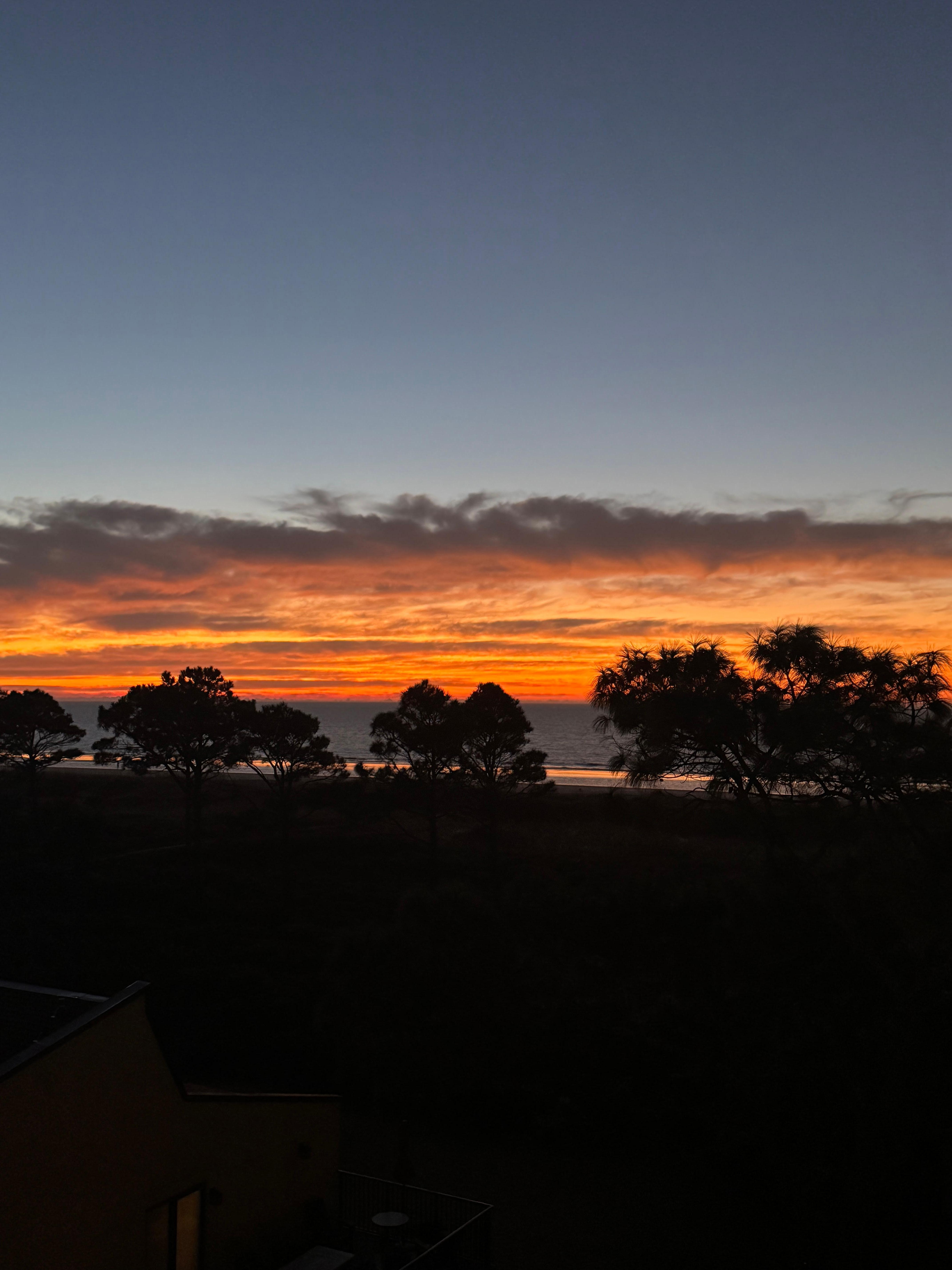 Sunrise view from the unit