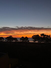 Sunrise view from the unit