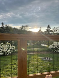 Sunset view from room