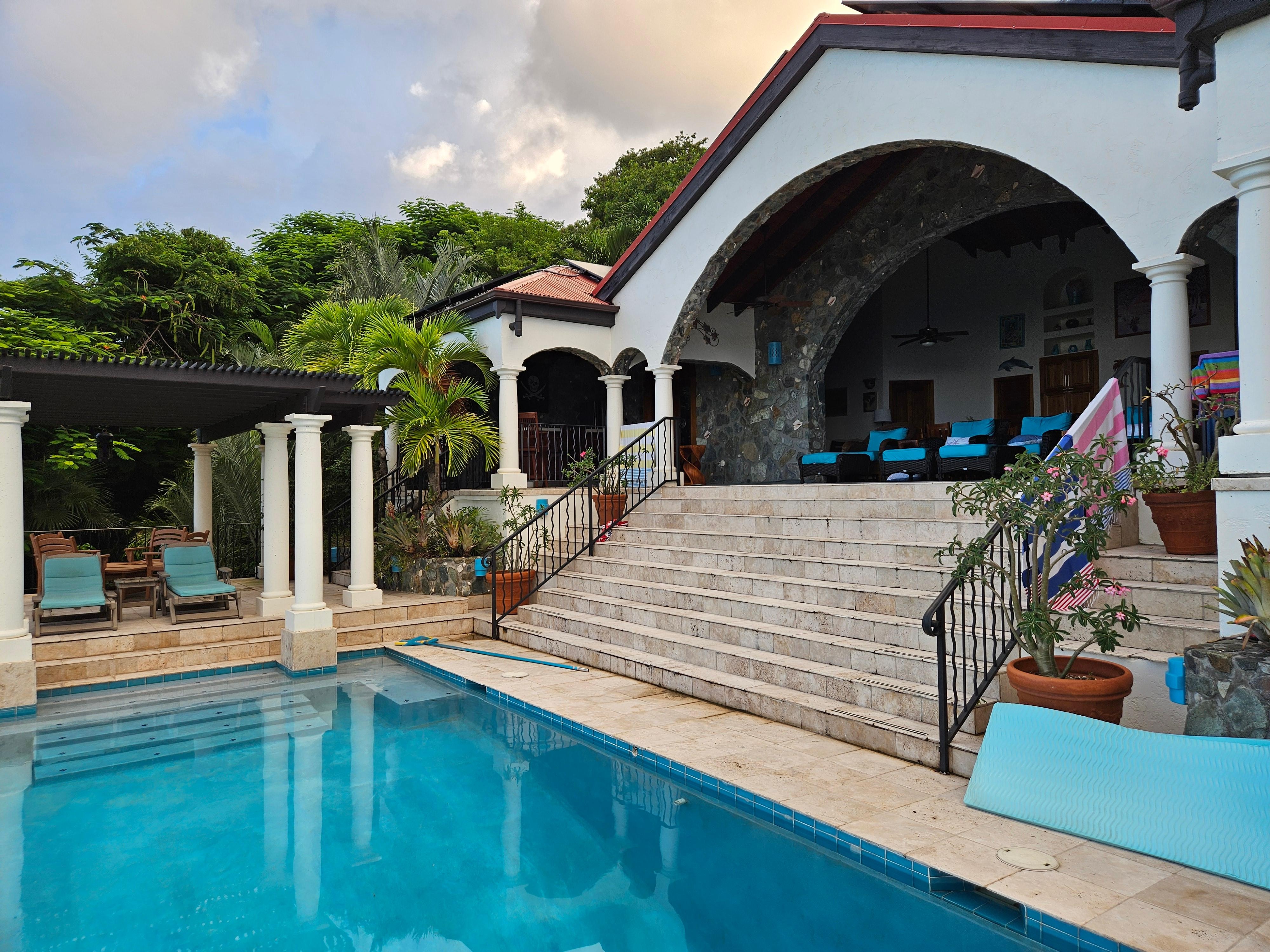 view looking back into the open great room