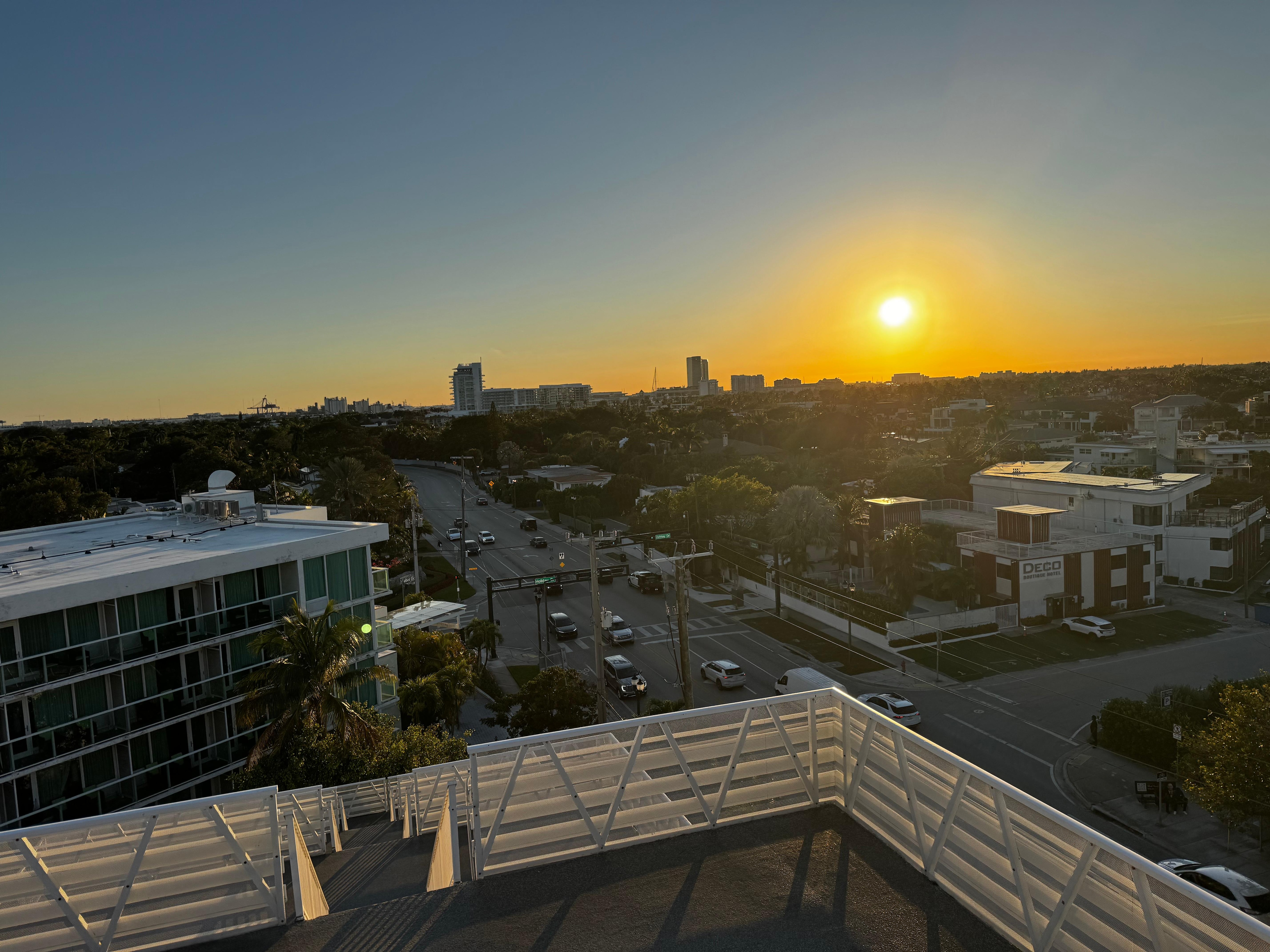 Top floor looking south