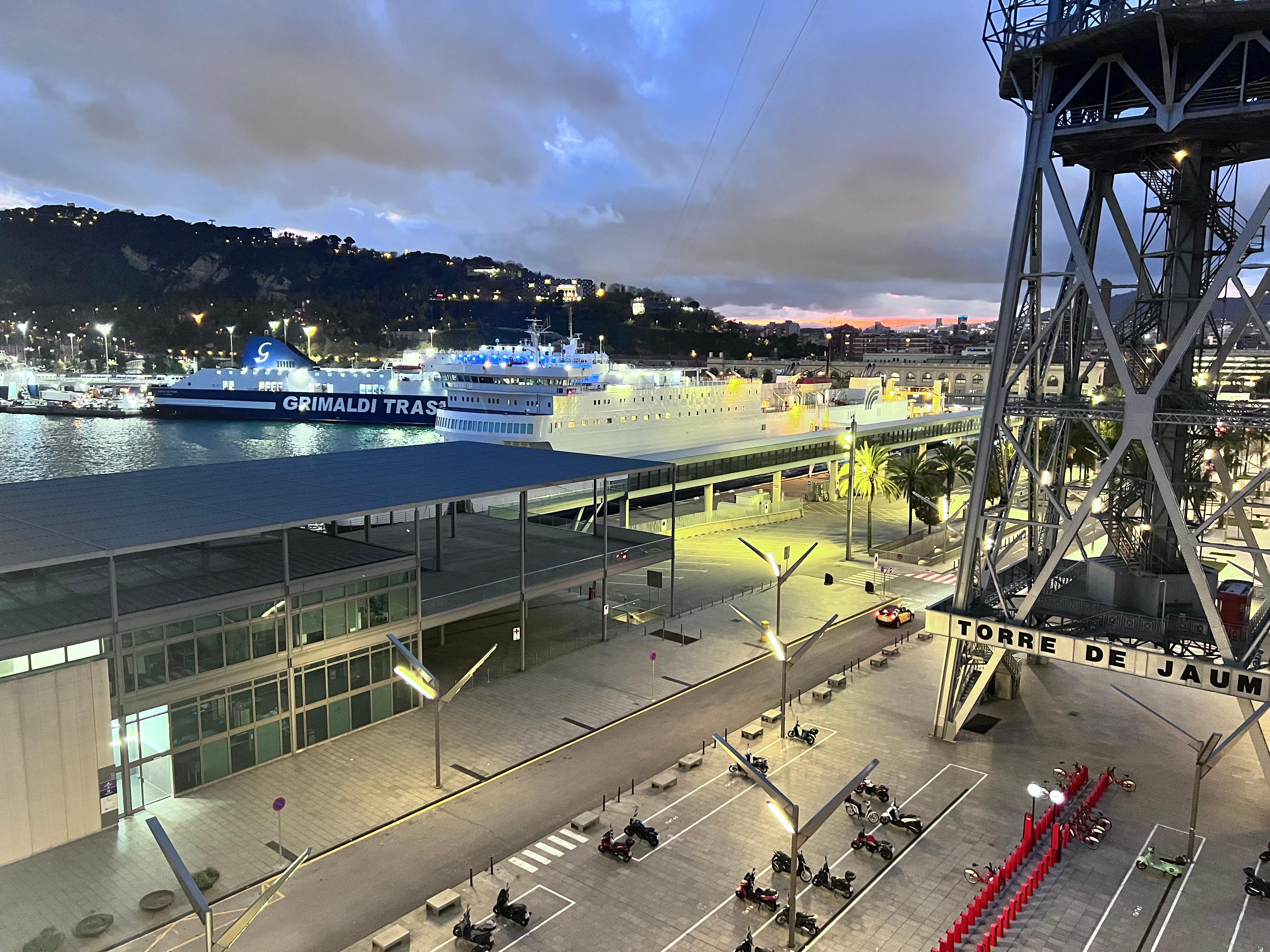 View from the room I stayed in. 