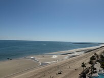 From the balcony:
Very low tide