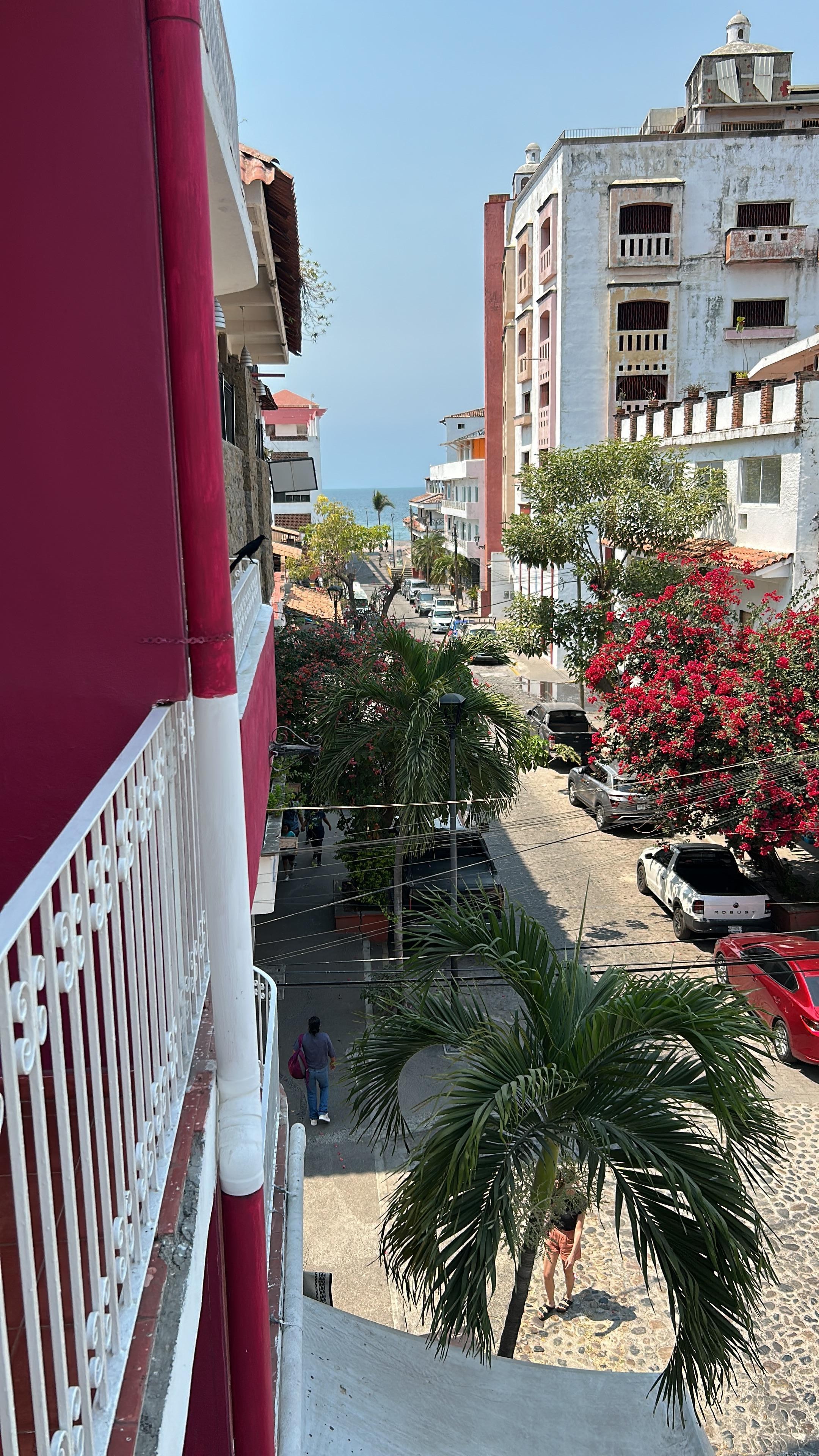 The view from our balcony 