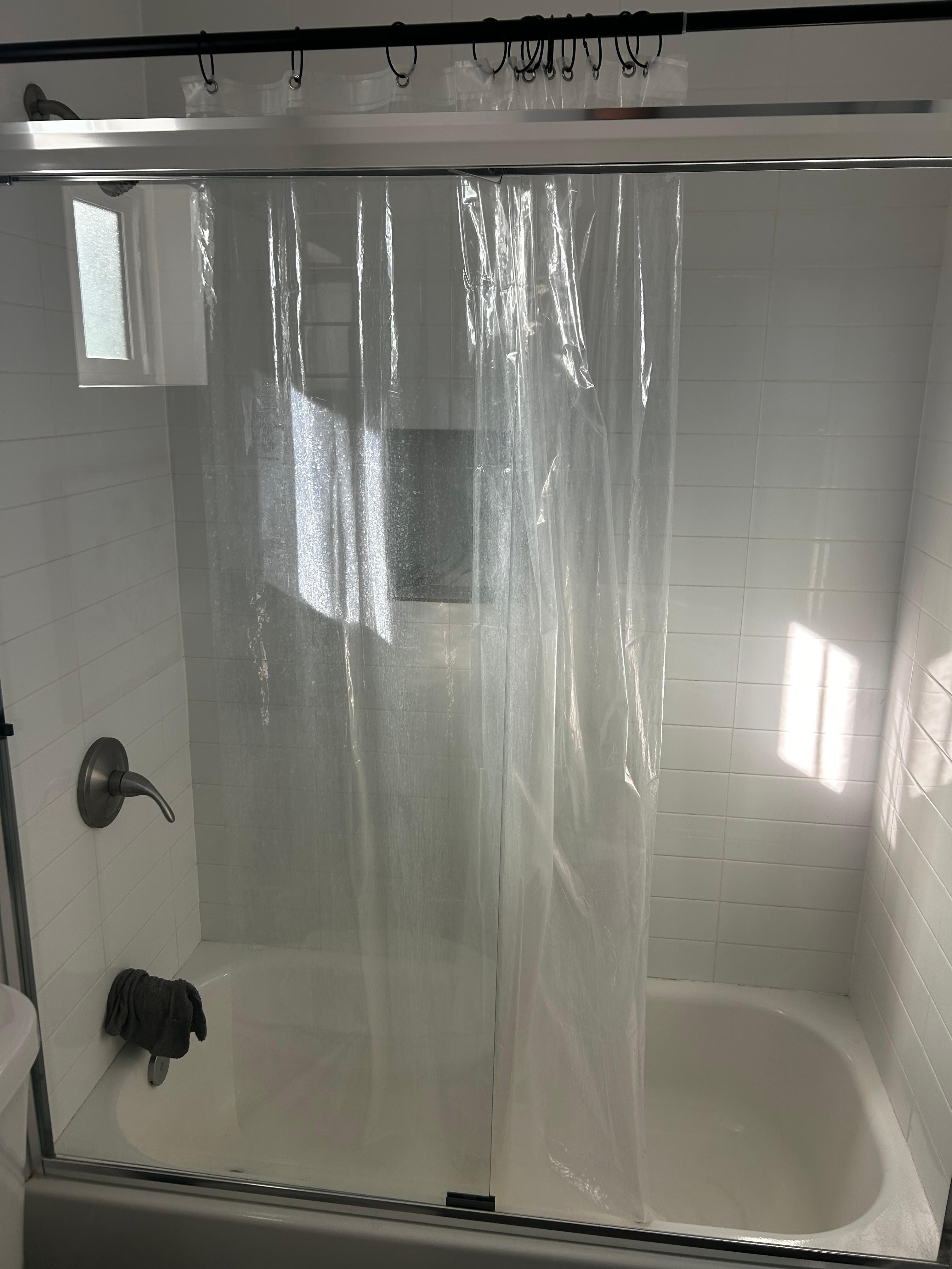 Missing a glass shower door