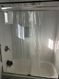 Missing a glass shower door
