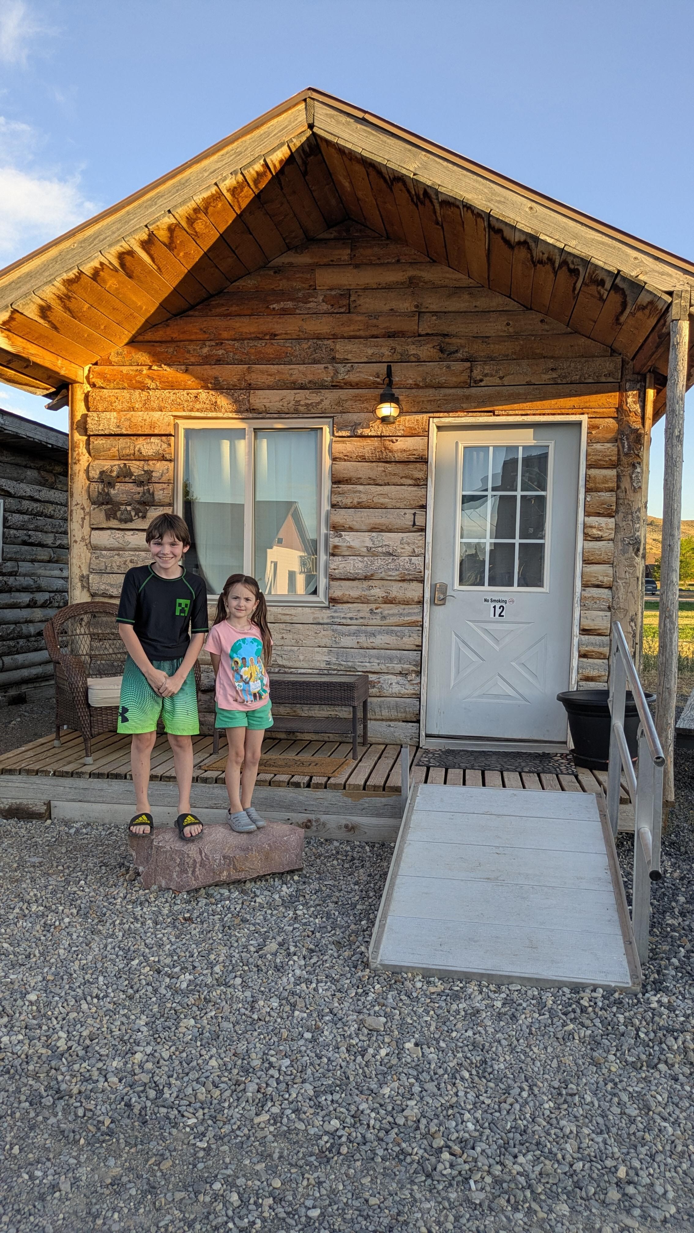 The teeny tiny cabins were so cute!