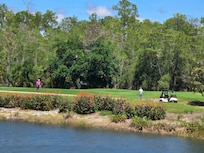 Amazing views of both water and the golf course from lanai.