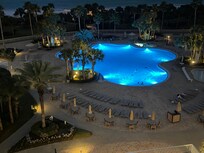 Night view from balcony.