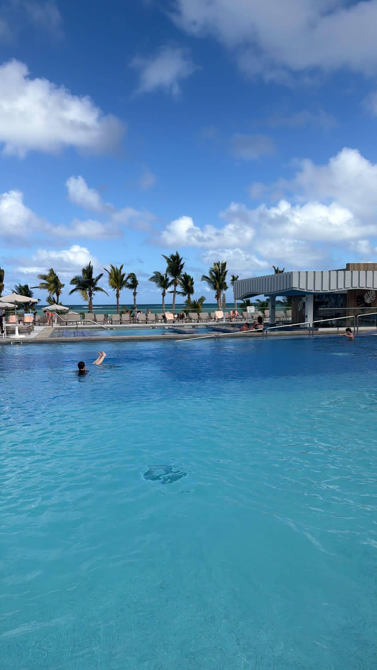 Swimming pool. 3rd pool w bar