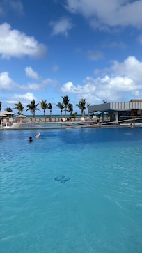 Swimming pool. 3rd pool w bar