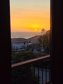 Our balcony view on the first night. Excellent.