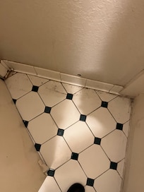 Floor dirty in bathroom