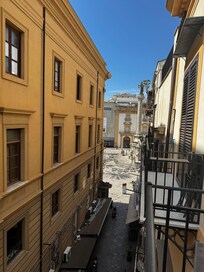 The view from the balcony
