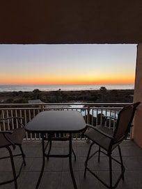 Sunrise from the balcony