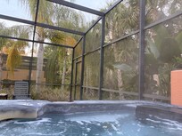 Moment de détente dans le jaccuzi