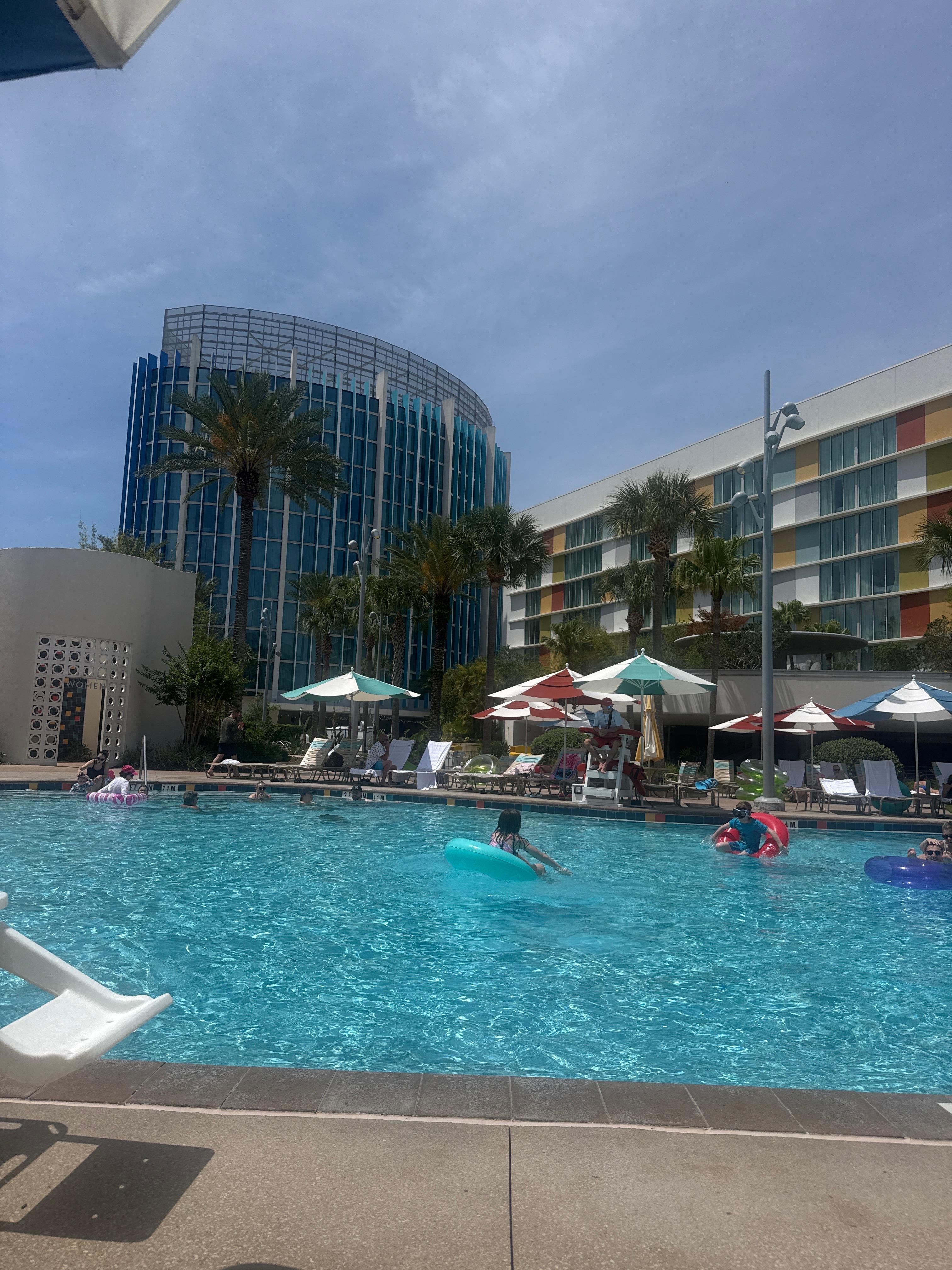 Mid day chill at pool.