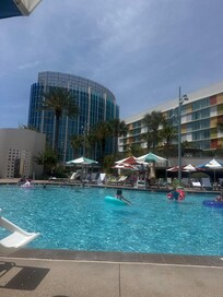 Mid day chill at pool.