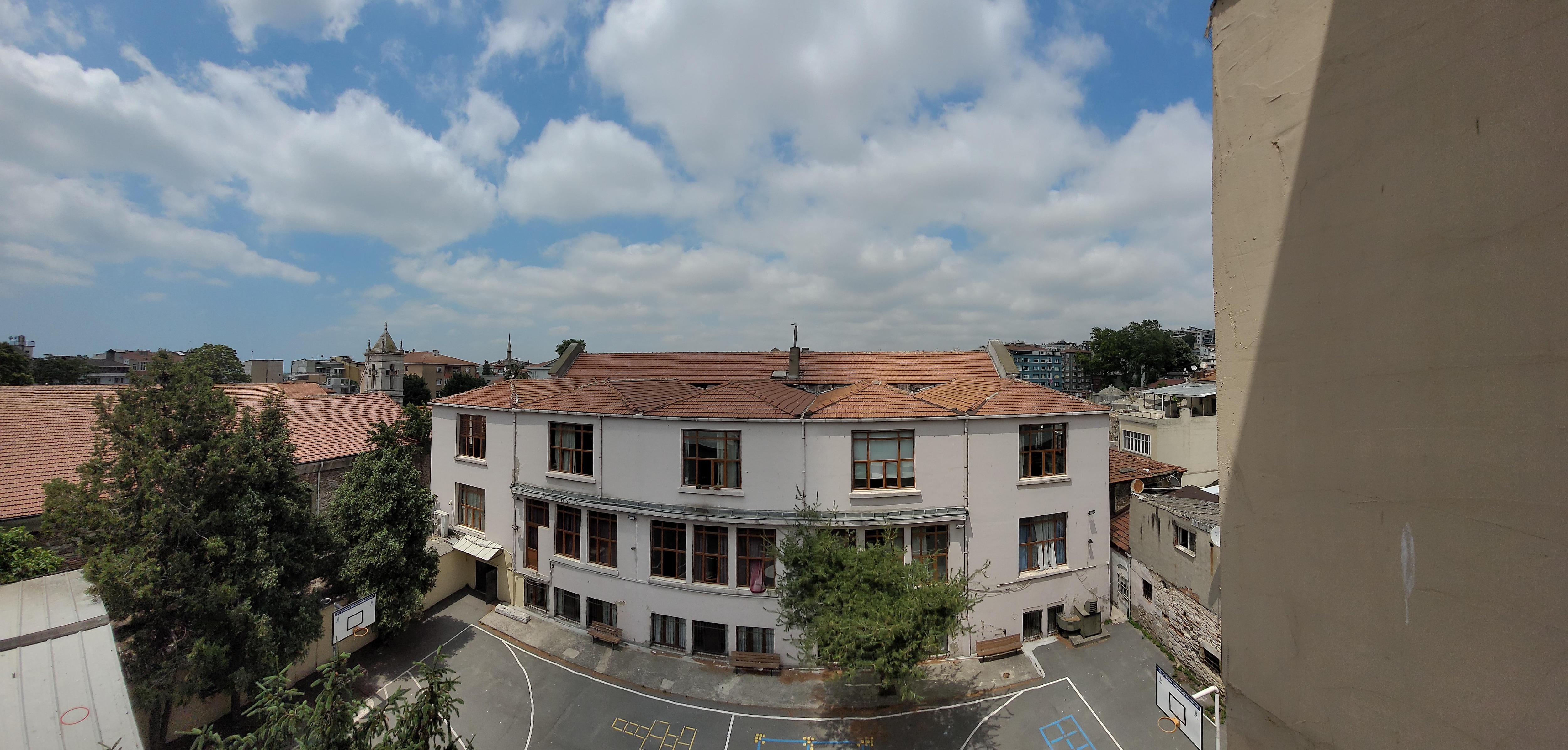 The view from the terrace