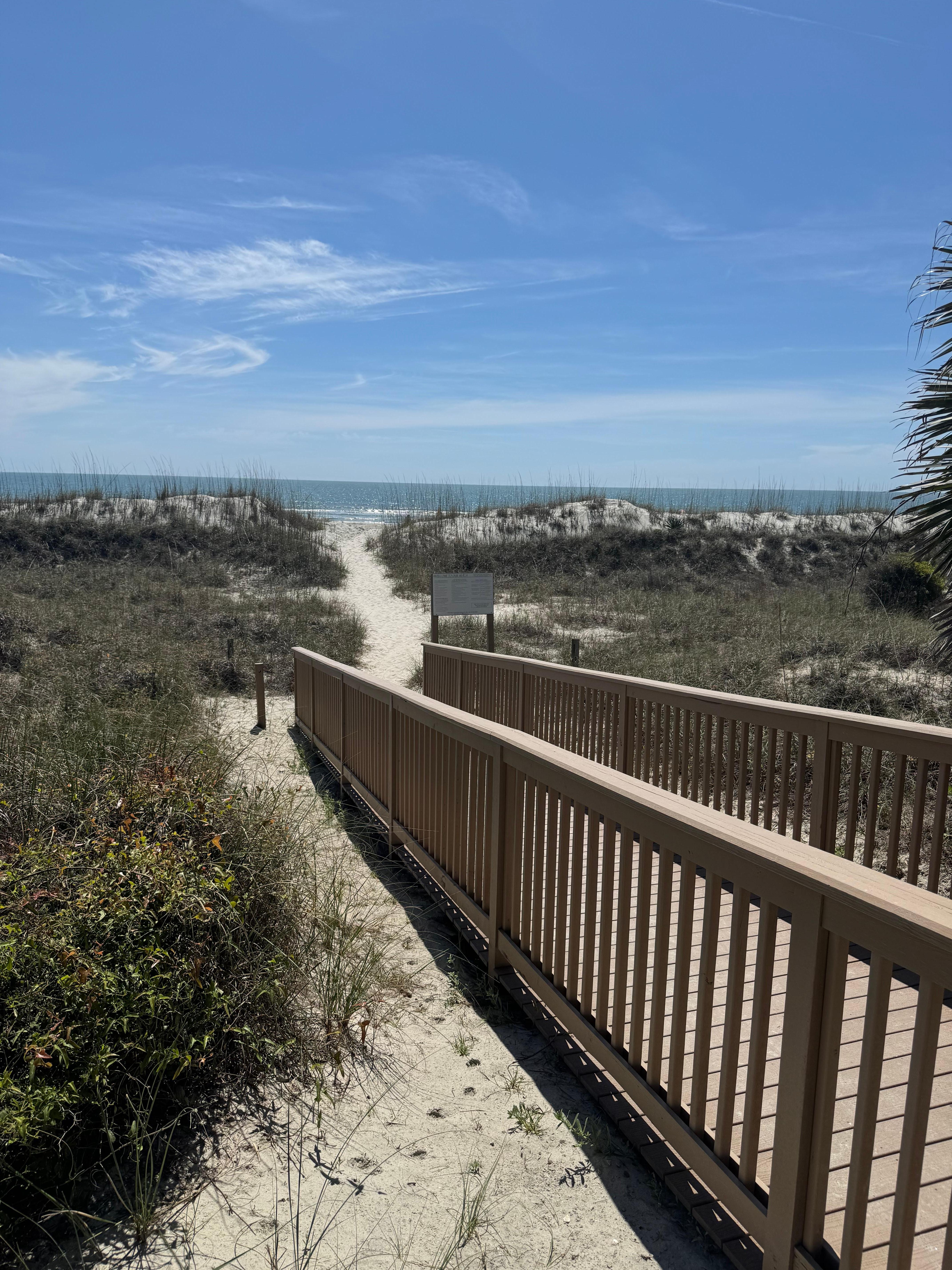 Walkway to beach