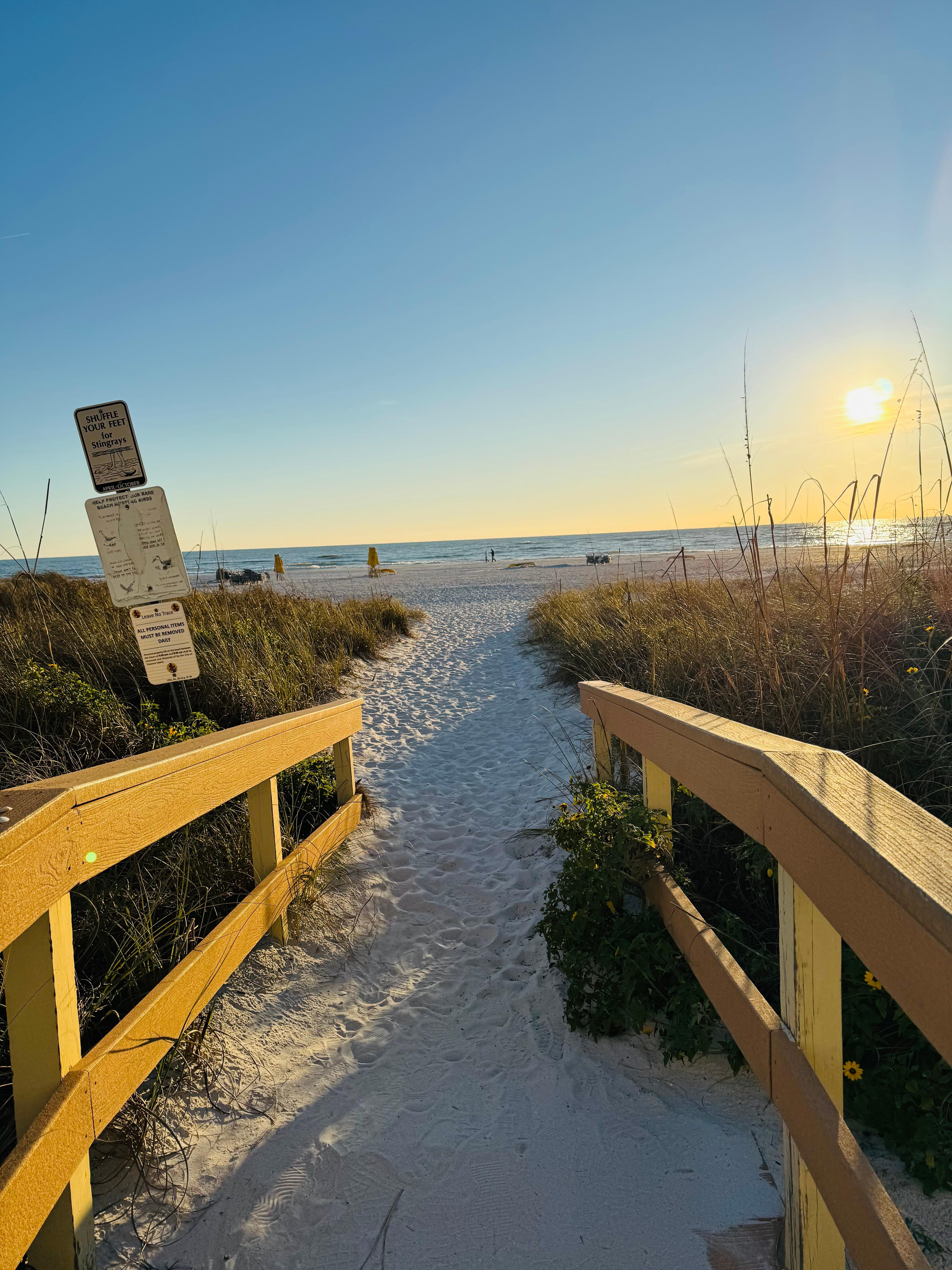 Easy access to beautiful beach