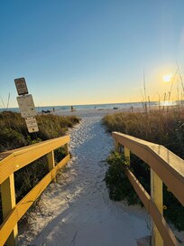 Easy access to beautiful beach