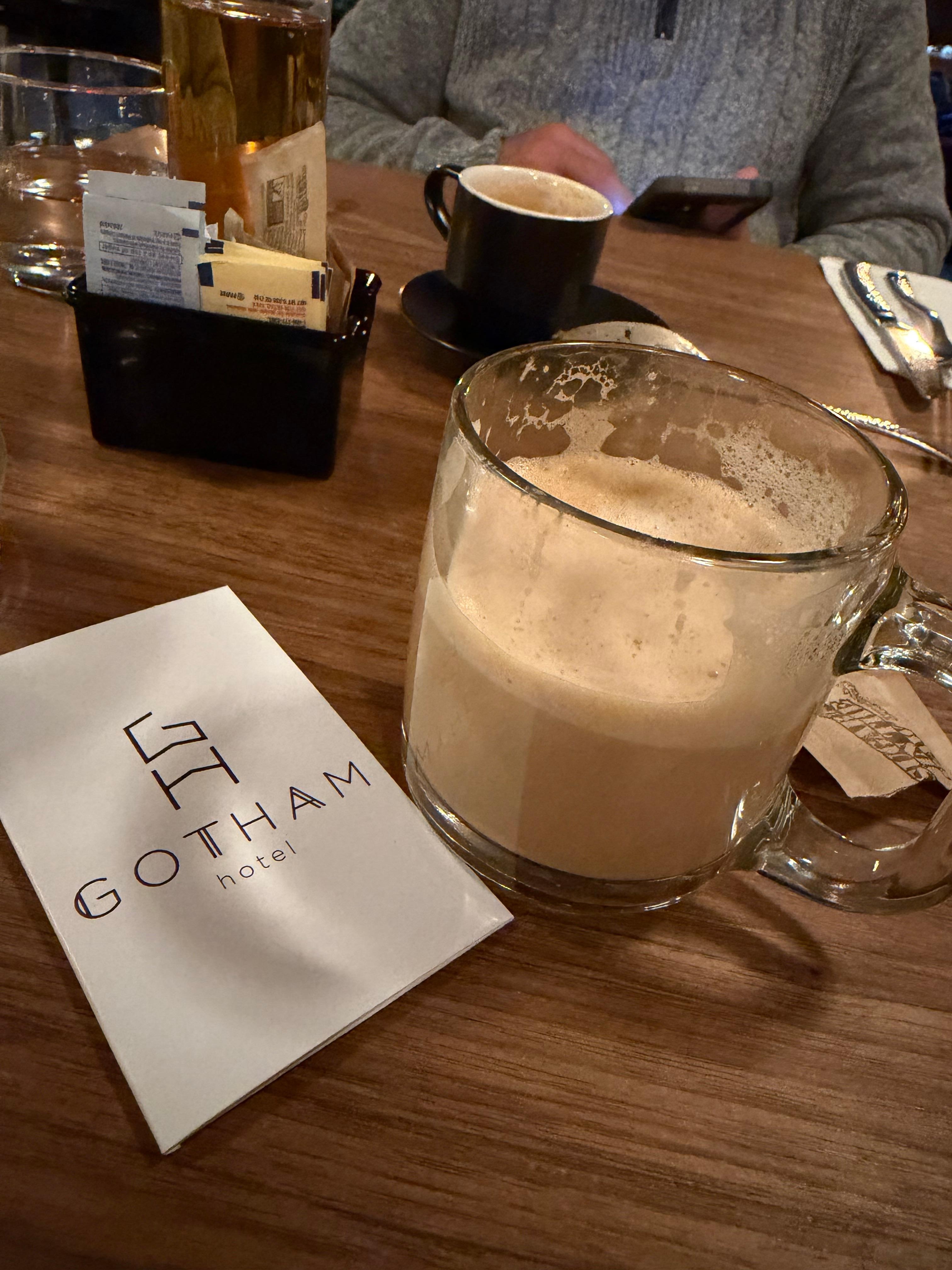 The reading room restaurant.