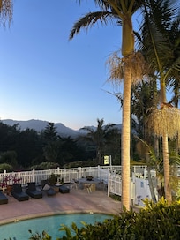 View from our balcony.
