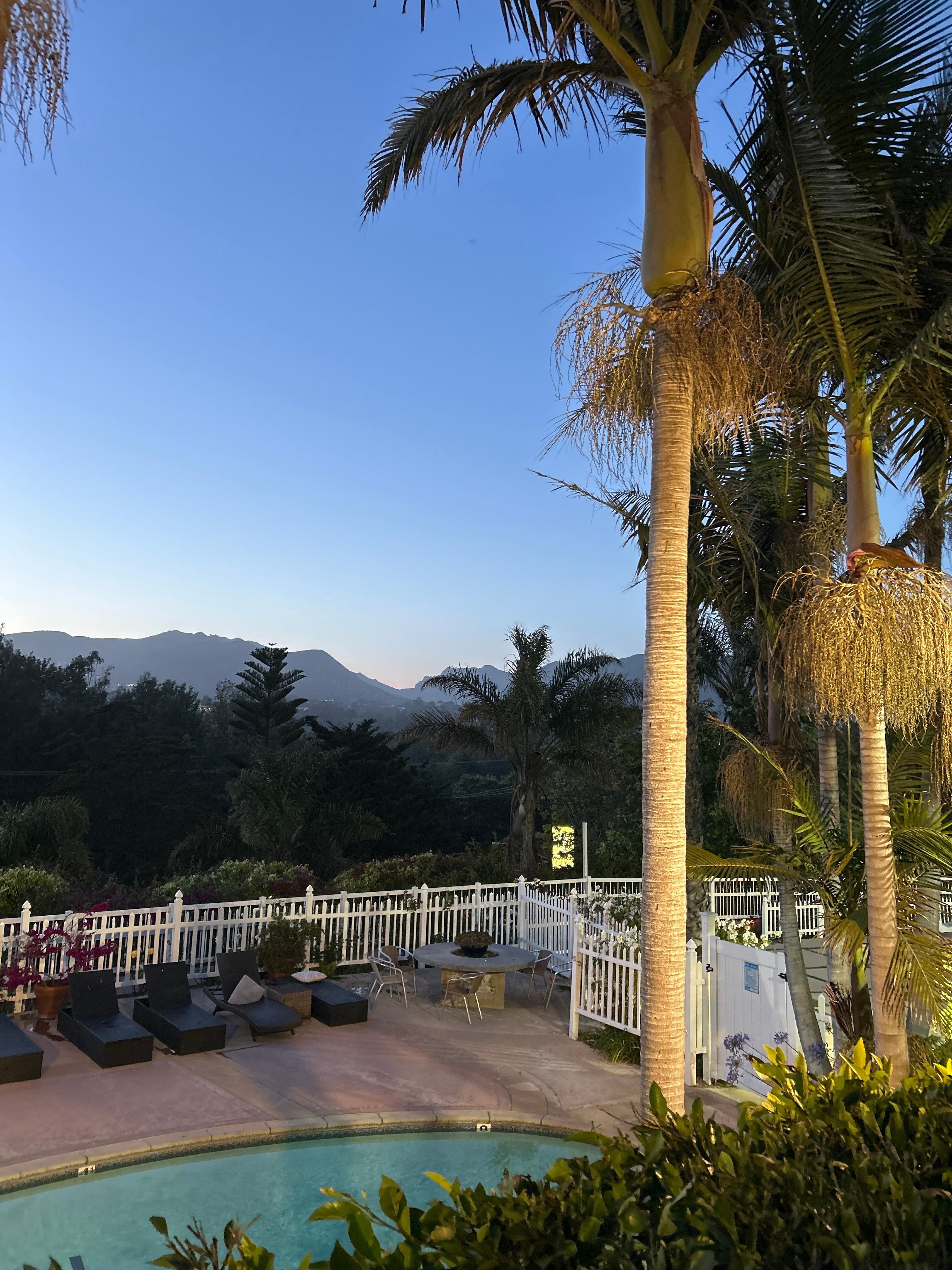 View from our balcony.