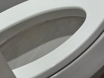Dirty toilet on arrival