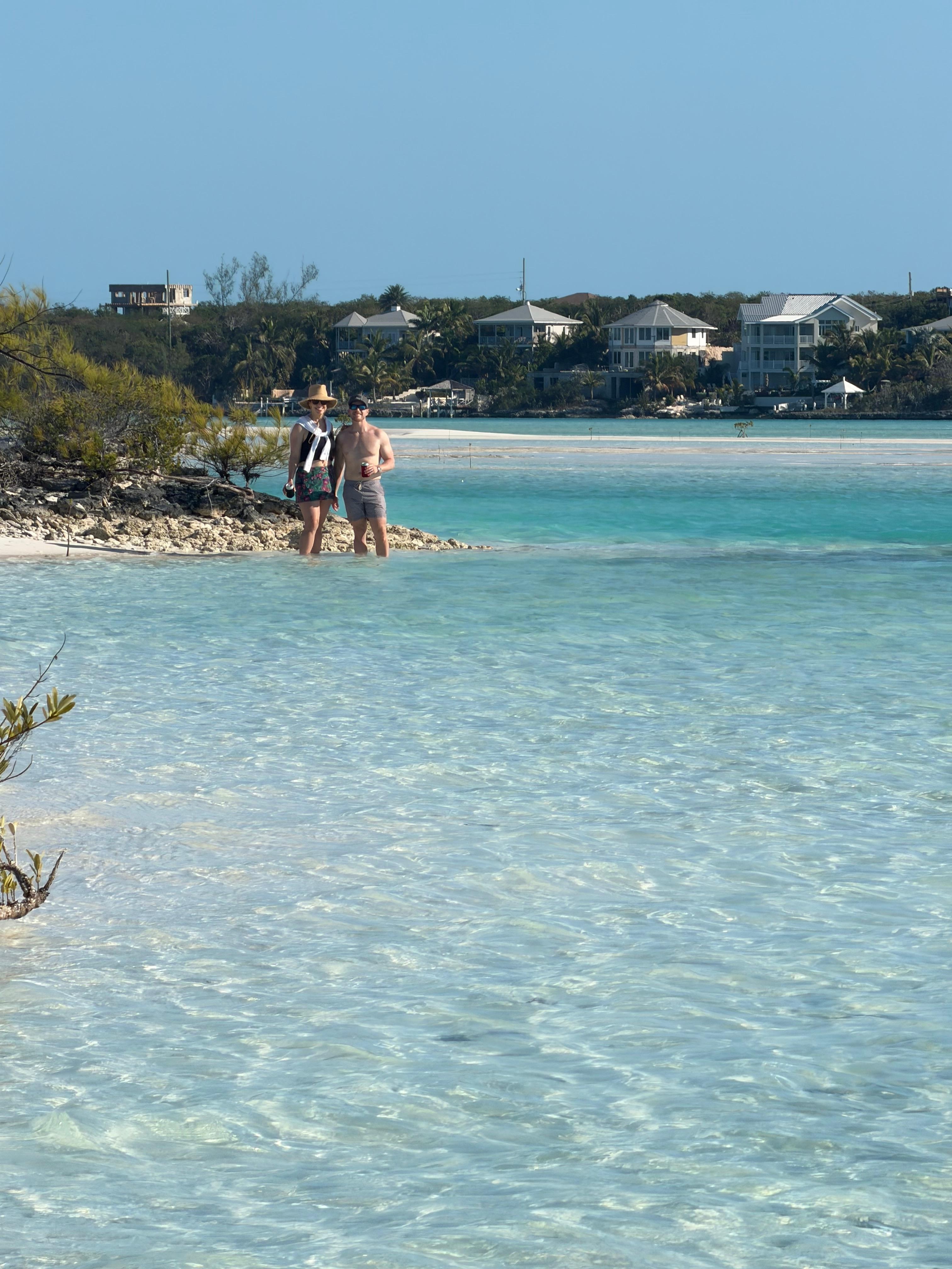 View from sand bar across from house