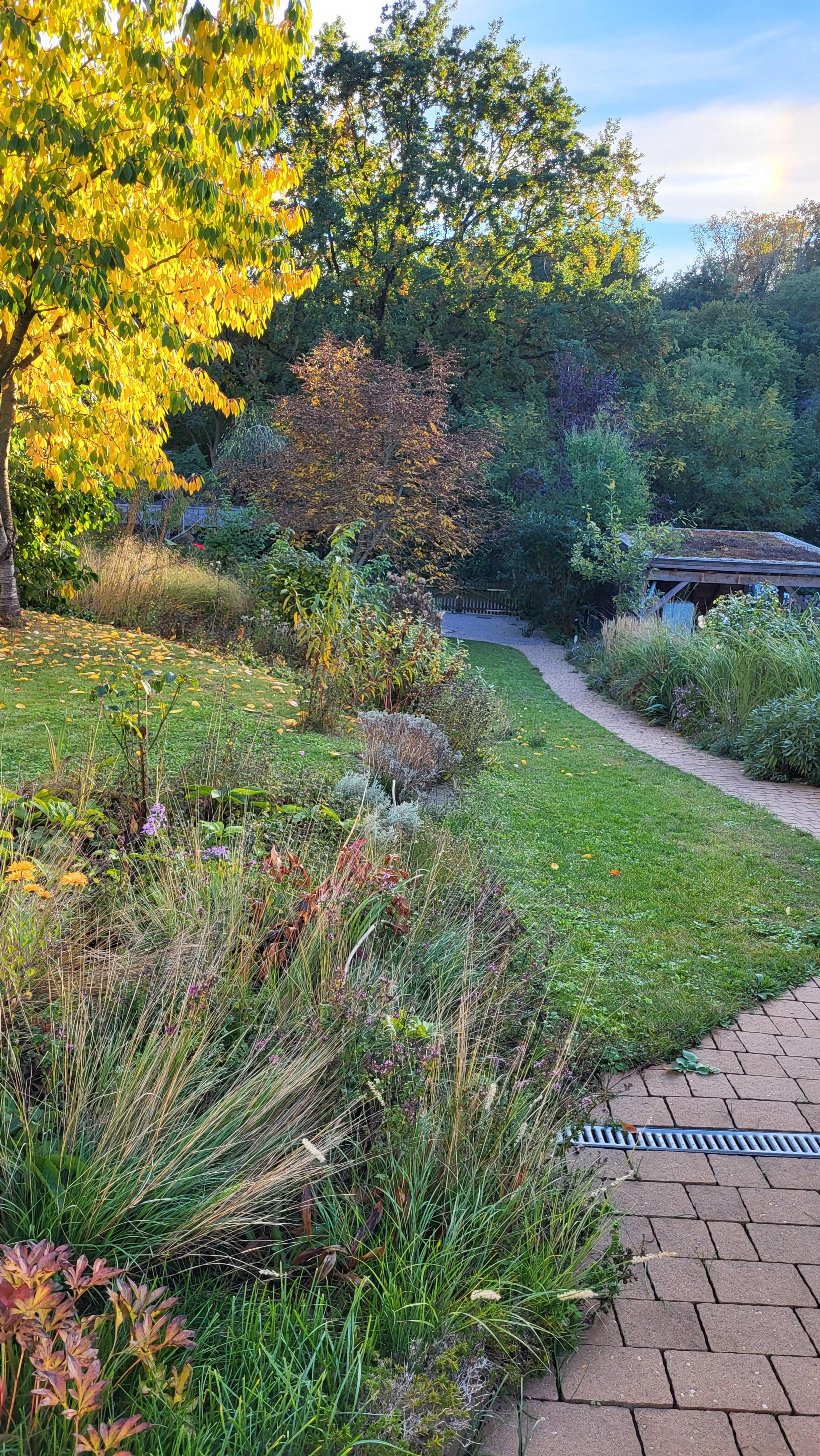 Wundervoller Garten an der Terrasse