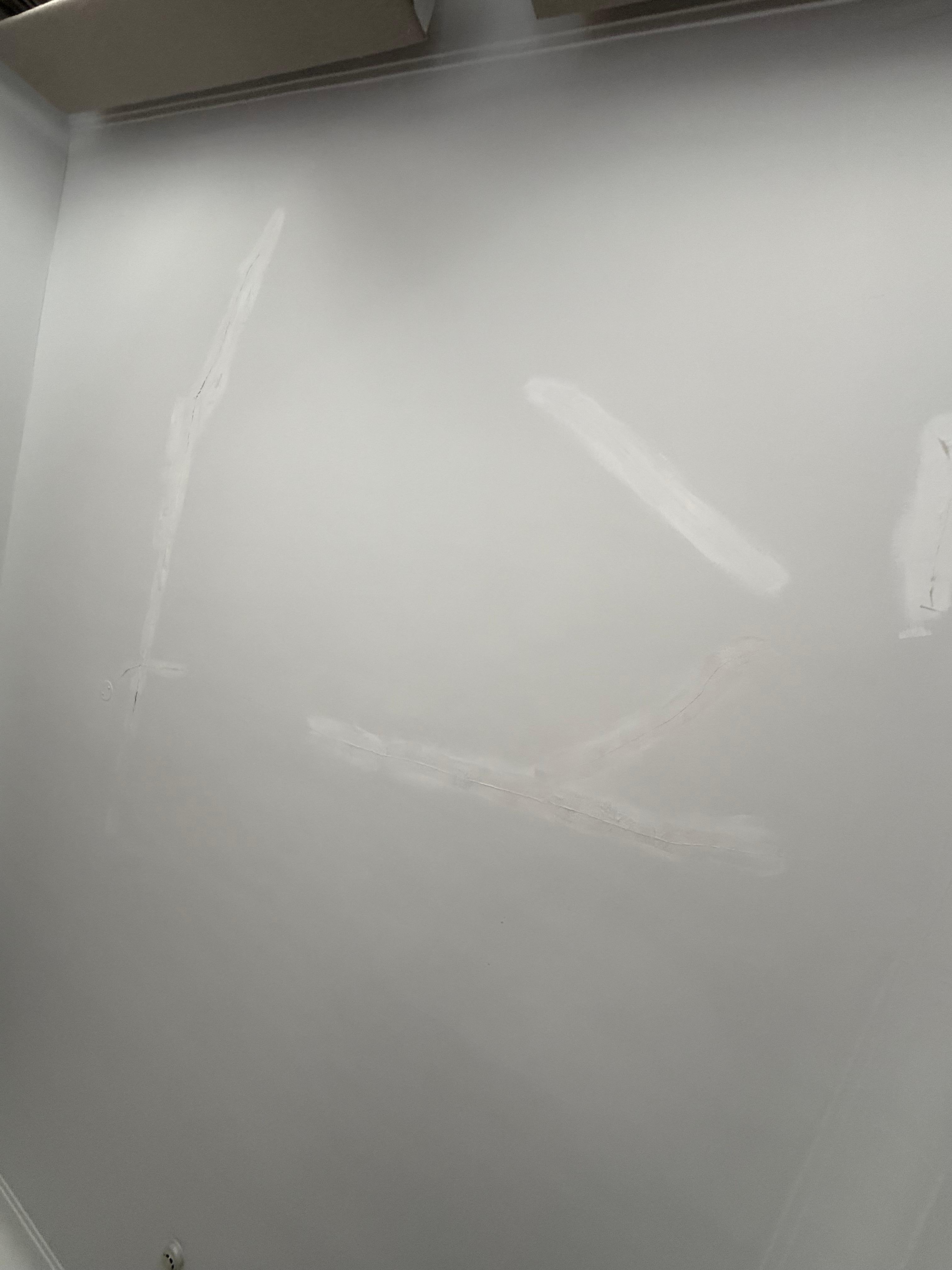 Ceiling needs attention 