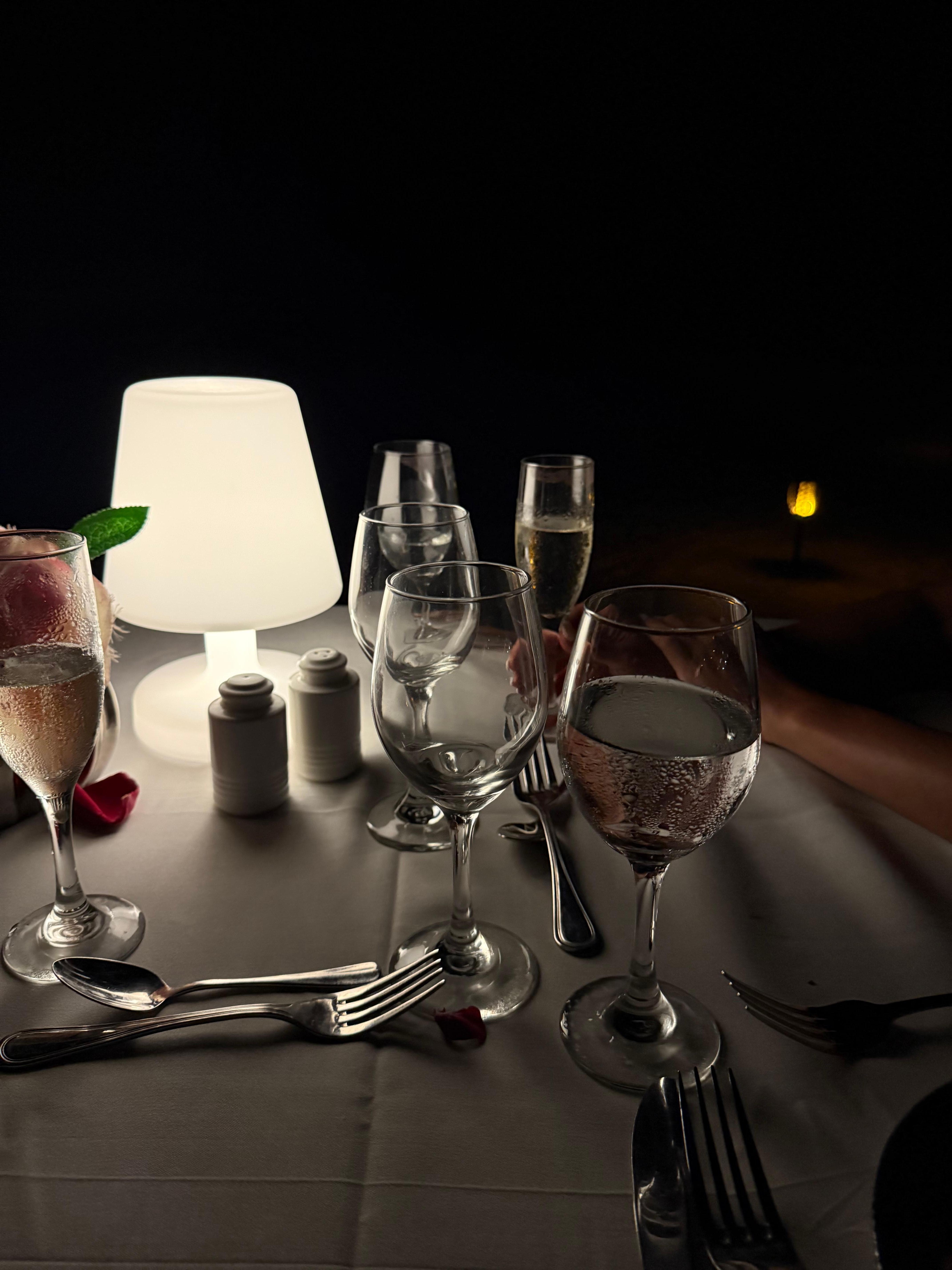 Dinner on the beach