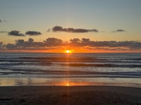 You can watch the sunset from the dining room.