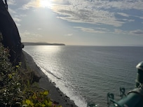 We loved hearing the ocean waves from our patio!