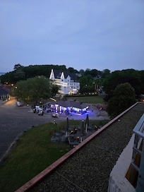 Der Blick während der Dämmerung