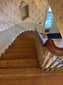 This is the staircase looking down.