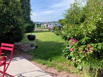 Le jardin et la vue