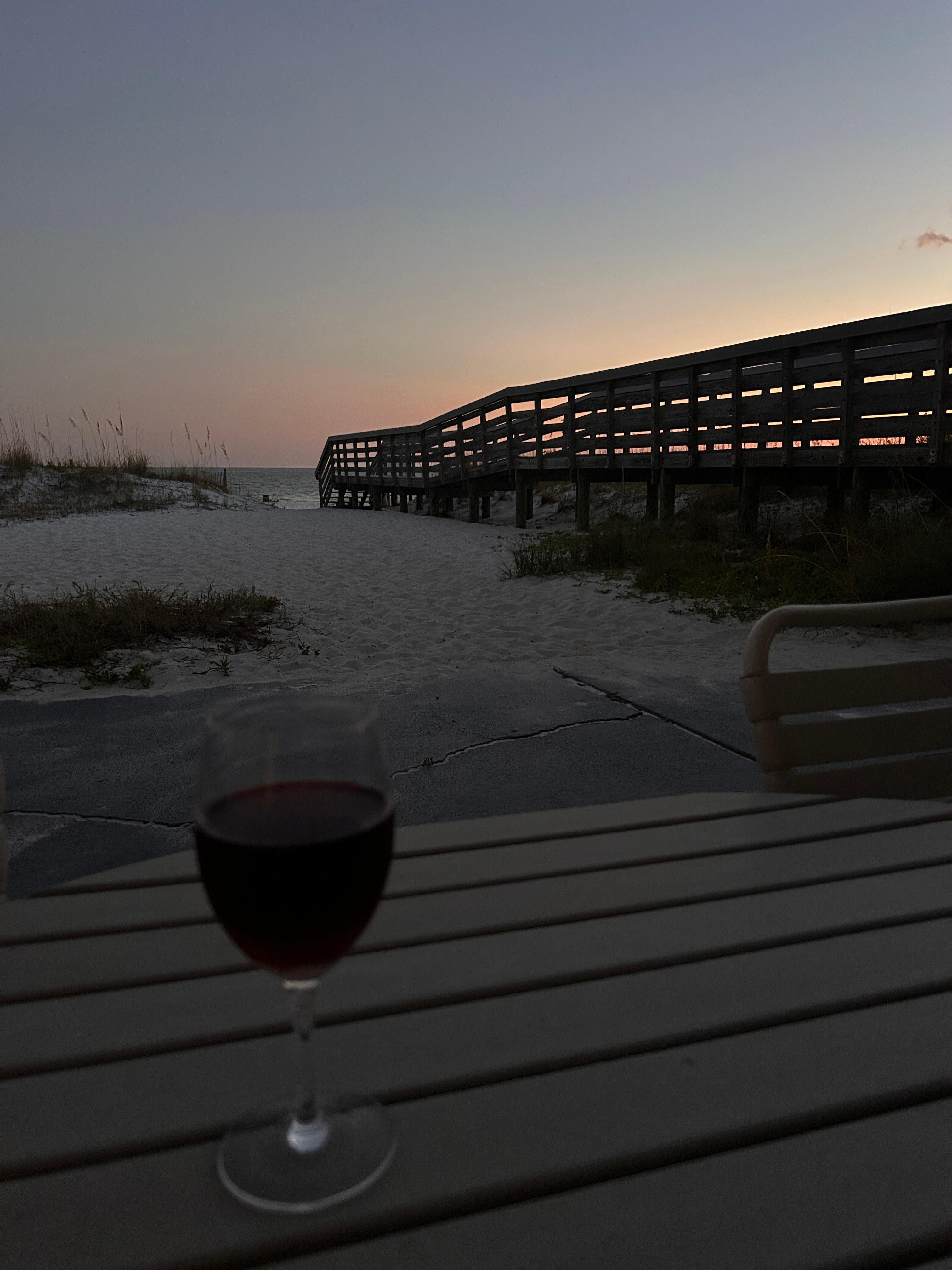 Step right up the back door into the sand, great view